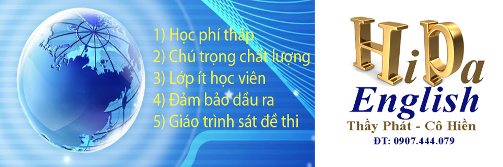 LUYỆN THI IELTS – TOEIC – TOEFL: Thầy Phát – Cô Hiền